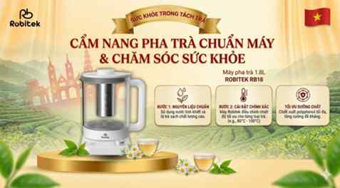 🍵 Cẩm Nang Sức Khỏe: Cách Pha Trà Chuẩn Với Máy Pha Trà